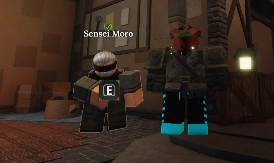Sensei Moro in The Forge - One of the NPCs offering recurring tasks